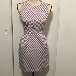 Club Monaco midi open back dress